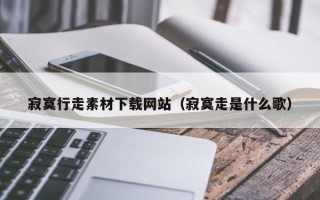 十堰寂寞行走素材下载网站（寂寞走是什么歌）